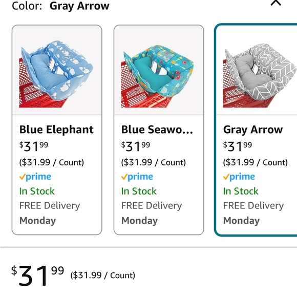 Shopping cart cover - Picture 1 of 3